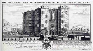 Wardour Castle engraving 1732