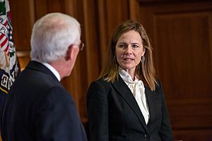 Amy Coney Barrett Meets with U.S. Senator Roger Wicker