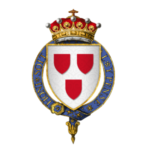 Coat of arms of Sir James Hay, 1st Earl of Carlisle, KG