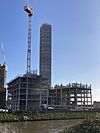 Construction of Plot 2 tower, Central Quay, Cardiff Jan 2024.jpg