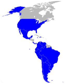 Copa América Centenario map