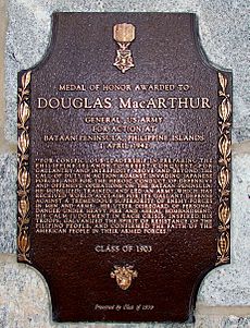 Douglas MacArthur MOH Plaque, USMA