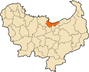 Location of Skikda in the Skikda Province