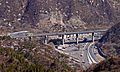 G6 Badaling Expressway overpass seen from Great Wall