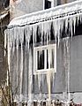Ice dam and roof leakage