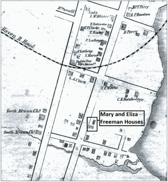 Mary and Eliza Freeman Houses map 1850.png