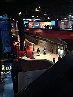 Musee du quai Branly gallery and mezzanine