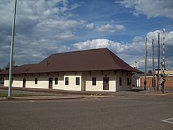 Canadian National station, along the railroad tracks in Park Falls