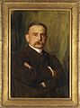 Porträtt, baron Paul Henri d'Estournelle de Constant, 1907 - Sörmlands museum - SLM7054