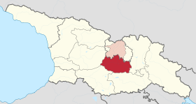 Overlapping borders of Shida Kartli region and South Ossetia