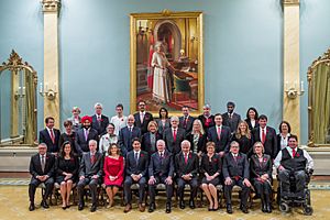 Swearing-In Day Trudeau Cabinet