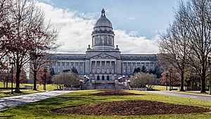 The Kentucky State Capitol is one of 45 sites in Frankfort listed on the National Register of Historic Places.