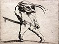 1620 Callot Der Maskierte mit verdrehten Beinen anagoria