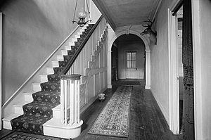 Elisha Payne House, Staircase and hallway, Canterbury (Windham County, Connecticut)