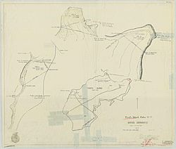 Map of Ford's Island, Oahu, H. T. - NARA - 77-WDMC Hawaii-82