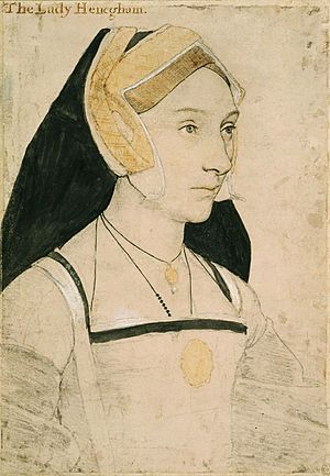 Mary, Lady Heveningham by Hans Holbein the Younger