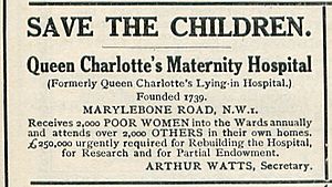 Queen Charlottes Hospital 1931 appeal