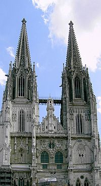 Regensburg cathedral front