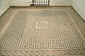 Roman mosaic in Aldborough (8109)