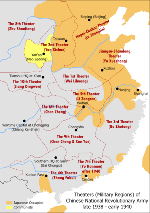 Theaters of Chinese National Revolutionary Army