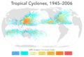 Tropical cyclones 1945 2006 wikicolor