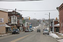 Main St. and W 2nd (Route 136)
