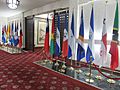 中華民國外交部大廳 中華民國國旗與邦交國國旗 20150713