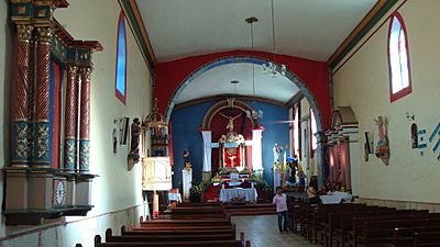 27 Interior iglesia de Ráquira Boyacá