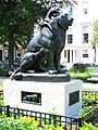 Barye statue, Mount Vernon Place, Baltimore, MD.jpg