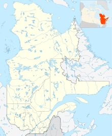 CYKQ is located in Quebec