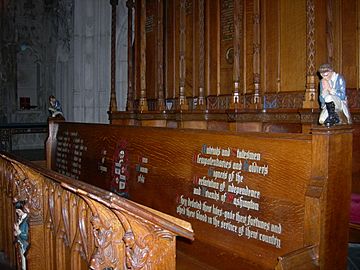 Choir stalls by Edward Maene, Washington Memorial Chapel2