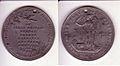 Crimea Treaty of Paris Medallion War Peace Medallion 1856