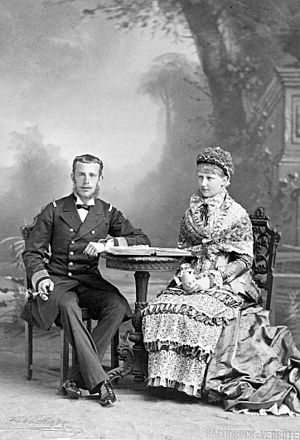 Heinrich Eckert - Rudolf, Kronprinz von Österreich Gemeinsam mit Kronprinzessin Stephanie