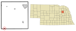 Location of Newman Grove, Nebraska
