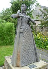 Mary, Queen of Scots, statue, Linlithgow
