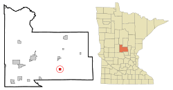 Location of Buckman, Minnesota