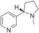 Molecular structure of nicotine