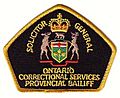 Ontario Sol-Gen Correctional Services Bailiff
