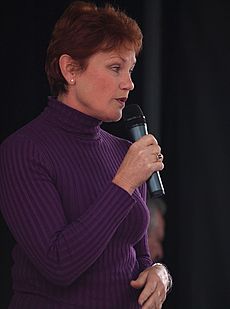 Pauline Hanson at the Kurri Kurri Nostalgia Festival in 2011