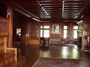 Robert Treat Paine Estate - interior view