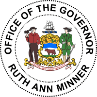 Seal of Ruth Ann Minner, Governor of Delaware