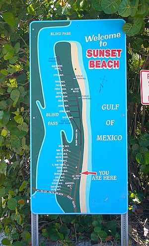 Sign Entering Sunset Beach, Treasure Island, Florida, Oct 2013.jpg