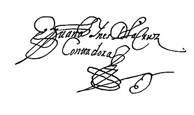 Sor Juana’s Signature In A Clearer State