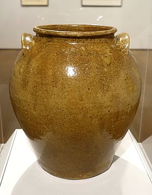 Storage jar by Dave Drake, 1840, stoneware - Fogg Museum - Harvard University - DSC01694
