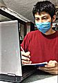Student during Coronavirus in Mexico (cropped)