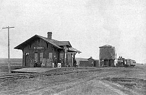 Atchison, Topeka and Santa Fe Railway depot (1900)