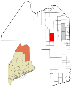 Location of Ashland, Maine