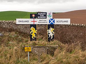 British Railways sign at the Anglo-Scottish Border.jpg