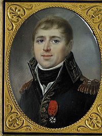 Carel Hendrik Ver Huell (1764-1845), Vice-admiraal van de Bataafse vloot en Minister van Marine van de Bataafse Republiek, getooid met het officierskruis van het Legioen van Eer, hem verleend in 1804, SK-A-4858