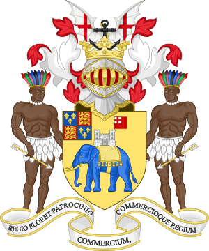 Coat of Arms of the Royal African Company.svg